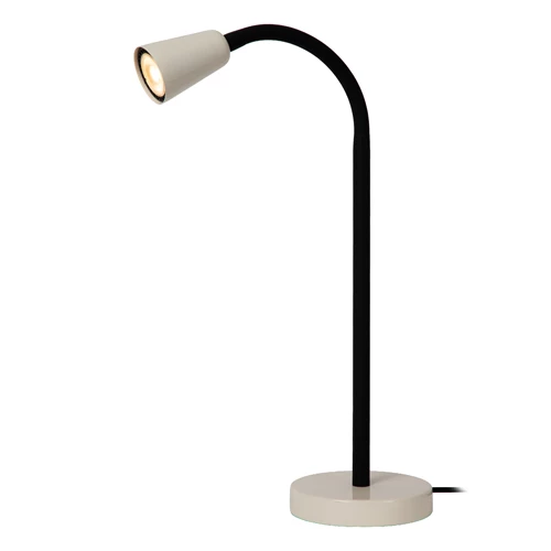 Lucide JASPER - Table lamp - 1xGU10 - Cream | Essential - detail 1